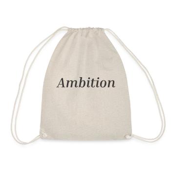 Ambition 1 - Drawstring Bag - nature - Front