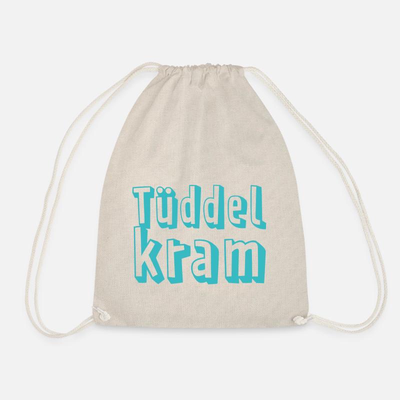 Tüddelkram blau - Turnbeutel - Natur