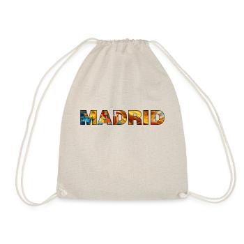 T-shirt exclusif Madrid - Sac de sport léger - nature - Devant