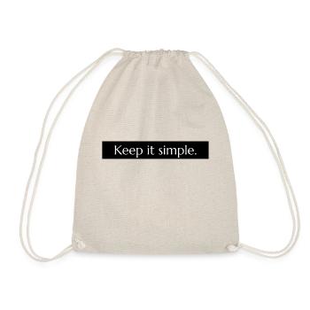 Gardez la collection simple - Sac de sport léger - nature - Devant