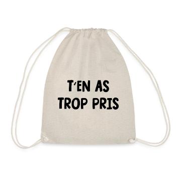 t'en as trop pris - Sac de sport léger - nature - Devant
