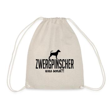 ZWERGPINSCHER was sonst - Turnbeutel - Natur - Vorne