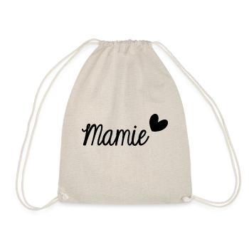 SUPER MAMIE. MAMIE. FÊTE DES MÈRES. BONNE FÊTE - Sac de sport léger - nature - Devant