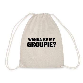 Wanna be my groupie? - Turnbeutel - Natur - Vorne