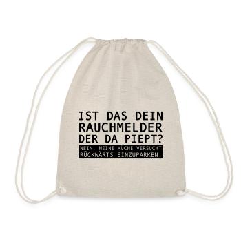 Ist das mein Rauchmelder der da piept | Sarkasmus - Turnbeutel - Natur - Vorne