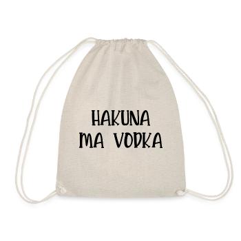 hakuna ma vodka - Sac de sport léger - nature - Devant