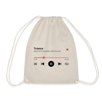 Trance - Drawstring Bag - nature - Front