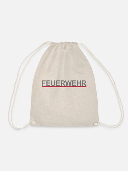Feuerwehr Logo - Turnbeutel - Natur