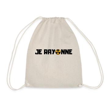 Je rayonne - cadeau manip - Sac de sport léger - nature - Devant