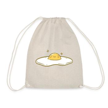 Oeuf au plat sucré - Sac de sport léger - nature - Devant