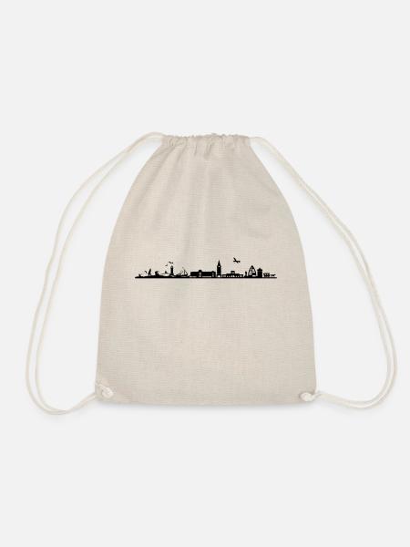 Skyline - Juist - Turnbeutel - Natur