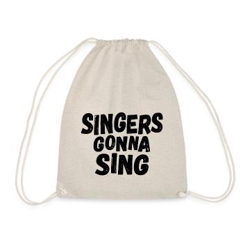 Singers going to sing - Drawstring Bag - nature - Front