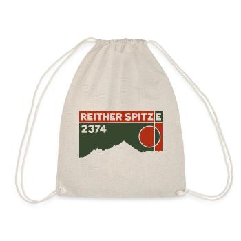 Reither Spitze Seefeld Hiking Mountain Tour Souvenir - Drawstring Bag - nature - Front