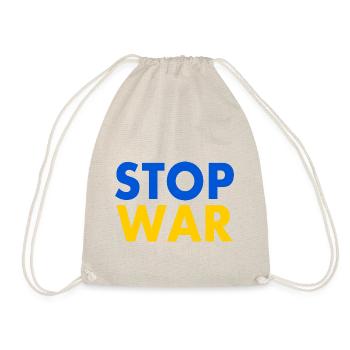 Stop war - Turnbeutel - Natur - Vorne
