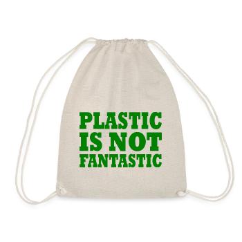 Plastic is not fantastic - Sac de sport léger - nature - Devant