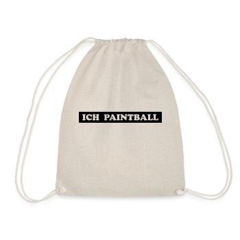 Paintball Airsoft - Turnbeutel - Natur - Vorne