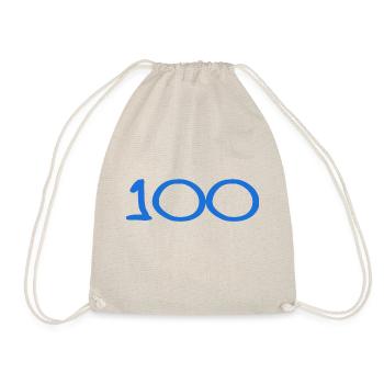 100. 100 ANS. 100e ANNIVERSAIRE. ANNIVERSAIRE 100 - Sac de sport léger - nature - Devant