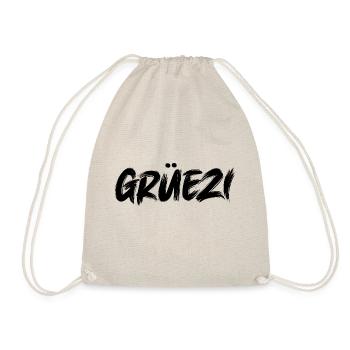 Grüezi Schweiz Schweizer Schweizerdeutsch Schweiz - Turnbeutel - Natur - Vorne