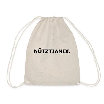 Nütztjanix - Turnbeutel - Natur - Vorne