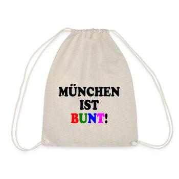 München ist bunt - Turnbeutel - Natur - Vorne