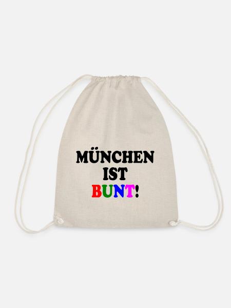 München ist bunt - Turnbeutel - Natur