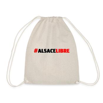 #ALSACELIBRE - FREE ALSACE - Drawstring Bag - nature - Front