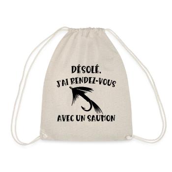 rendez-vous avec un saumon - Sac de sport léger - nature - Devant