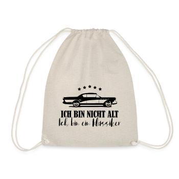 Nicht alt Klassiker | Geburtstag Alter Auto Mann - Turnbeutel - Natur - Vorne