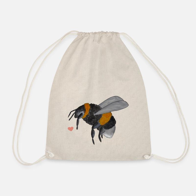 Hummel Motiv - Turnbeutel - Natur