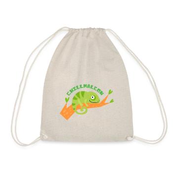 Chill Mäleon - Drawstring Bag - nature - Front
