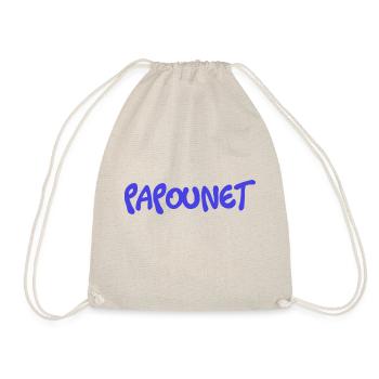 PAPOUNET. PAPA. FÊTE DES PÈRES. BONNE FÊTE PAPA - Sac de sport léger - nature - Devant