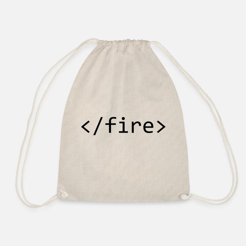 End Fire HTML-Tag - Turnbeutel - Natur
