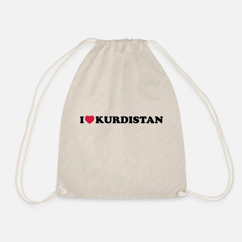 I love Kurdistan - Turnbeutel - Natur