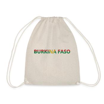 Flag of Burkina Faso - Drawstring Bag - nature - Front