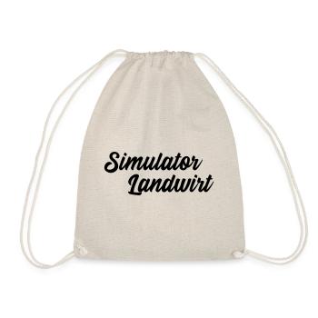 Simulator Freunde Videospiele Gamer Landwirtschaft - Turnbeutel - Natur - Vorne