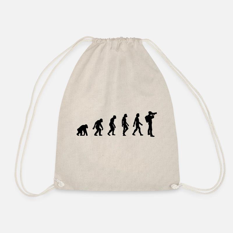 Evolution photographer - Drawstring Bag - nature