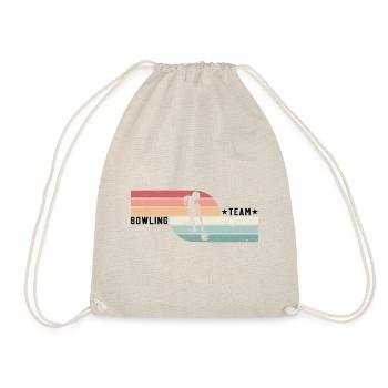 Bowler Bowling Team Sport Rétro Vintage - Sac de sport léger - nature - Devant