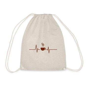 Café - Rythme cardiaque - Sac de sport léger - nature - Devant