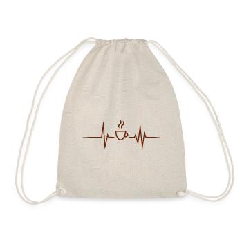 Café - Rythme cardiaque - Sac de sport léger - nature - Devant