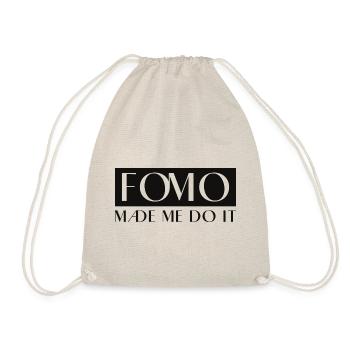 FOMO Peur de passer à côté. M’a fait le faire - Sac de sport léger - nature - Devant
