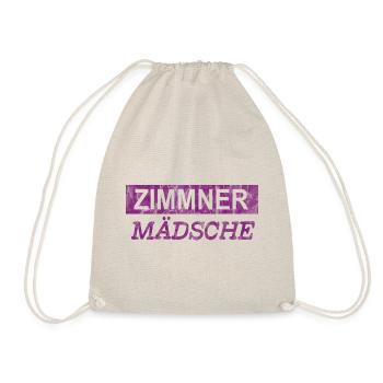 Zimmner Mädsche V2 Groß-Zimmern Klein-Zimmern - Turnbeutel - Natur - Vorne