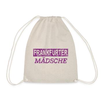 Frankfurter Mädsche V2 - Turnbeutel - Natur - Vorne