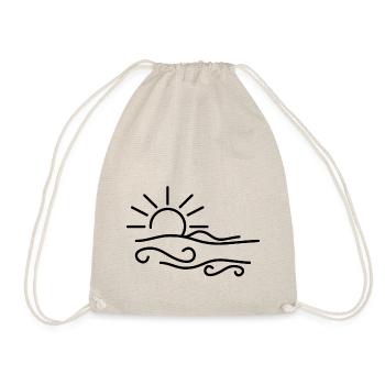 Sunset by the sea/lake - Drawstring Bag - nature - Front