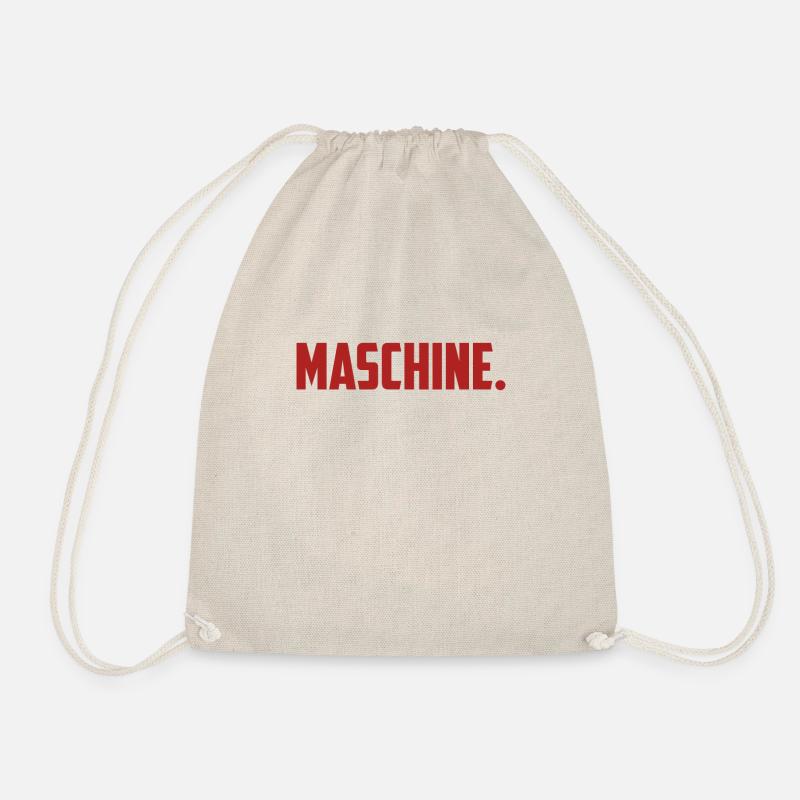 Maschine - Turnbeutel - Natur