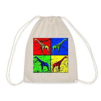 Giraffe - Turnbeutel - Natur - Vorne