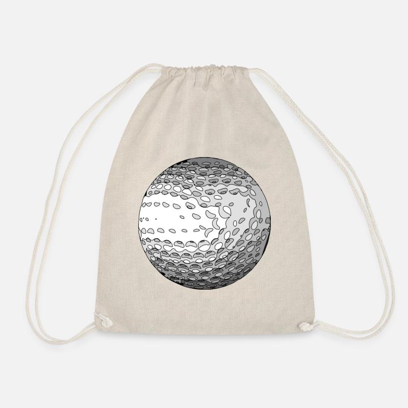 golfball - Turnbeutel - Natur