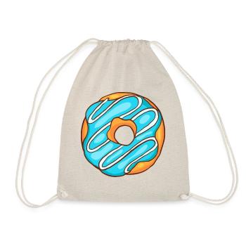 Donuts Confiserie Cookie Tart Cake Pies - Drawstring Bag - nature - Front