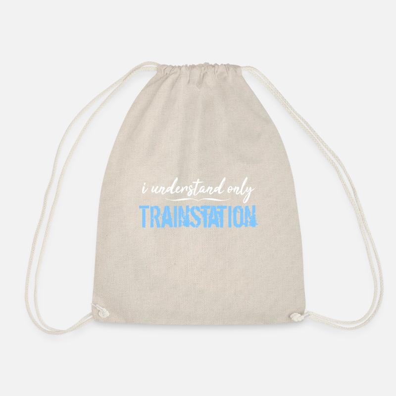 I understand only station - Drawstring Bag - nature