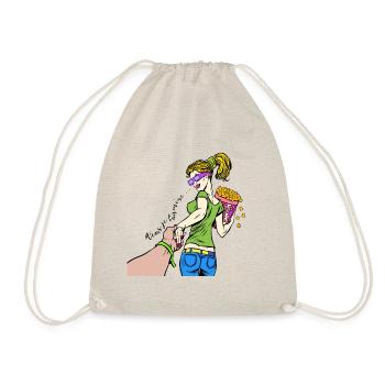 Come on I'm taking you to the movies - Drawstring Bag - nature - Front