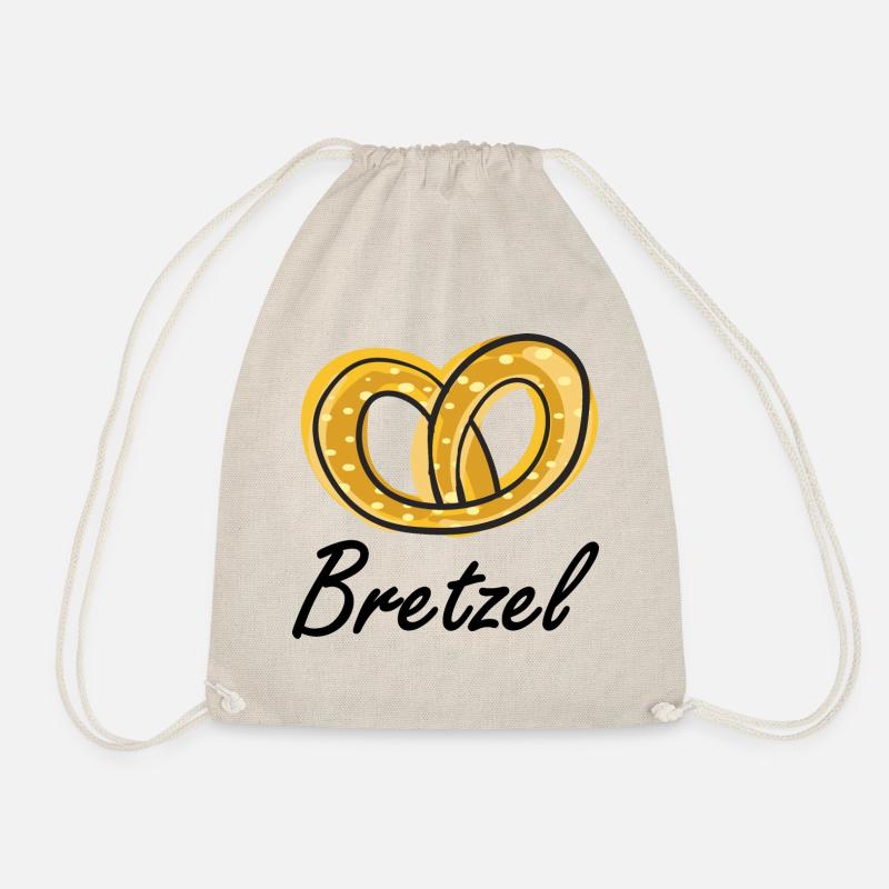 pretzel - Drawstring Bag - nature